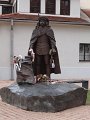 Kassa - Rakoczi szobor a Rodostoi haz elott